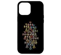 The Heart Diamond Color Cross Coque pour iPhone 12 Pro Max