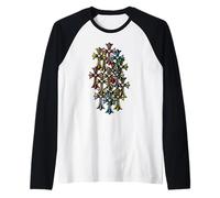 The Heart Diamond Color Cross Manche Raglan