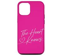 The Heart Knows | Inspiration | Faites Confiance à Votre Sagesse intérieure Coque pour iPhone 12/12 Pro
