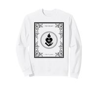 The Heart The Flame (déclaration spirituelle) (Carte Tarot) Sweatshirt