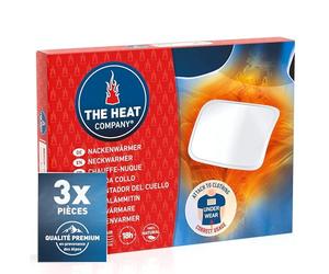 THE HEAT COMPANY Chauffe-Nuque - 3 pièces - EXTRA CHAUD - adhésif - patch auto-chauffant - 18 heures de chaleur - chaleur immédiate - autochauffante - purement naturel