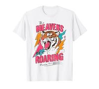 The Heavens are Roaring Psaum 19:1 Verse biblique Women Faith T-Shirt