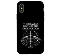 The Heavens Declare The Glory of God Psaum 19:1 Coque pour iPhone X/XS