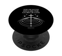 The Heavens Declare The Glory of God Psaum 19:1 PopSockets PopGrip Adhésif