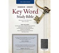 The Hebrew-Greek Key Word Study Bible: King James Version, Black, Genuine Leather, Thumb-Indexed With Ribbon Marker
