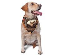 The Hedgehog In The Champignon Grass Printed Graphic Pet Triangle Scarf for Dogs & Cats Adjustable Cute Pet Bandana For & Photo Shoots
