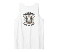 The Hell I Won't Funny Cowgirl Country Western Rodeos Retro Débardeur