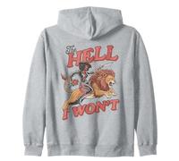 The Hell I Won't Funny Cowgirl Country Western Rodeos Retro Sweat à Capuche