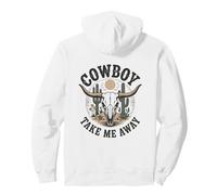 The Hell I Won't Funny Cowgirl Country Western Rodeos Retro Sweat à Capuche