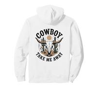 The Hell I Won't Funny Cowgirl Country Western Rodeos Retro Sweat à Capuche
