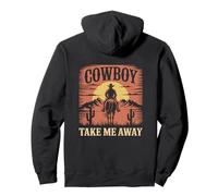 The Hell I Won't Funny Cowgirl Country Western Rodeos Retro Sweat à Capuche