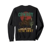 The Hell I Won't Funny Cowgirl Country Western Rodeos Retro Sweatshirt