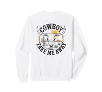 The Hell I Won't Funny Cowgirl Country Western Rodeos Retro Sweatshirt