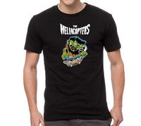 The Hellacopters Music Rock Metal Rules Black T-Shirt -596-