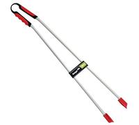 The Helping Hand Company LP3035IB Ranger Max Pince à litière avec poignée incurvée, Robuste, Style Pince, 89 cm, pour Adultes, Rouge/argenté