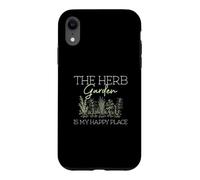 The Herb Garden is My Happy Place Herboristes de Jardinage Coque pour iPhone XR