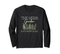 The Herb Garden is My Happy Place Herboristes de Jardinage Manche Longue