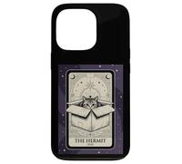 The Hermit Tarot Card in A Box Witchy Funny Introverti Coque pour iPhone 13 Pro