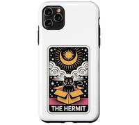 The Hermit Tarot Card in Box Mystic Funny Cat in Box Coque pour iPhone 11 Pro Max