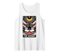 The Hermit Tarot Card in Box Mystic Funny Cat in Box Débardeur