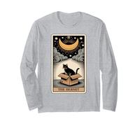 The Hermit Tarot Card in Box Mystic Funny Cat in Box Manche Longue