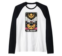 The Hermit Tarot Card in Box Mystic Funny Cat in Box Manche Raglan