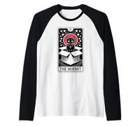 The Hermit Tarot Card in Box Mystic Funny Cat in Box Manche Raglan