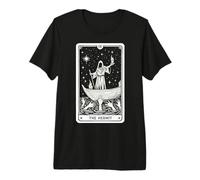 The Hermit Tarot Card Wisdom Enigmatic Esoteric Occult T-Shirt Haut de Gamme