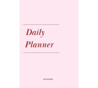 THE HERMIT Undated Daily Planner for Students - 6x9 | 138 Pages | Includes Monthly & Weekly Planning | Pink Aesthetic Journal for Productivity & Goal Setting