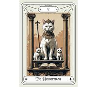 The Hierophant: Vintage Cat Tarot Notebook for Inspired Journaling: 22 Unique Tarot-Inspired Cat Designs for Mystical Journaling and Everyday Inspiration