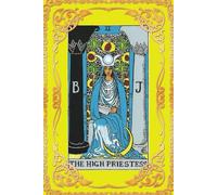 The High Priestess 4x4 Graph Paper Notebook: Mystical Tarot-Inspired Grid Journal for Intuition, Planning & Manifestation