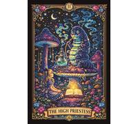 The High Priestess Tarot Card: Alice in Wonderland Edition