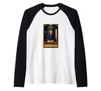 The High Priestess Tarot Card T-Shirt Major Arcana Tarot Manche Raglan