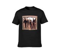The Highwaymen The Road Goes on Forever Unisex 100% Cotton Short-Sleeve T-Shirts Black XXXL