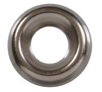 The Hillman Group 1263 Lot de 30 rondelles de finition à tête fraisée en laiton nickelé