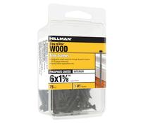 The Hillman Group 41905 Lot de 75 vis de garniture #6 x 3,5 cm