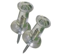 The Hillman Group 532691 Lot de 40 punaises transparentes