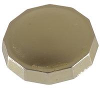 The Hillman Group 54033 Large Lockup Bright Brass Knob, 2-Pack