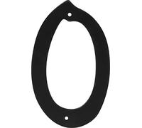 The Hillman Group 841616 Numéro 0 en aluminium moulé sous pression Noir 10,2 cm The Hillman Group