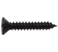 The Hillman Group 851974 Vis à bois à tête plate Phillips 12 x 1-1/4" Finition noire