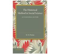 The Historical Method in Social Science - M. M. Postan - Cambridge University Press - Livre en Anglais - Paperback M. M. PostanM. M. Postan (Auteur)