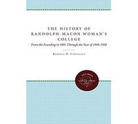 The History Of Randolph-Macon Woman's College