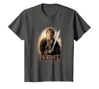 The Hobbit Bilbo and Sting T-Shirt, Enfant, Asphalte, 10 Ans