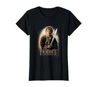 The Hobbit Bilbo and Sting T-Shirt, Femme, Noir, 3XL