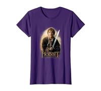 The Hobbit Bilbo and Sting T-Shirt, Femme, Violet, L