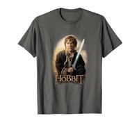 The Hobbit Bilbo and Sting T-Shirt, Homme, Asphalte, 4XL