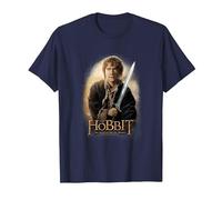 The Hobbit Bilbo and Sting T-Shirt, Homme, Bleu Marine, XL