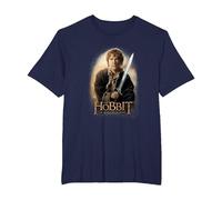 The Hobbit Bilbo and Sting T-Shirt, Homme Grandes Tailles, Bleu Marine, 5X Tall