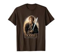 The Hobbit Bilbo and Sting T-Shirt, Homme, Marron, M