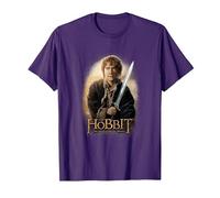 The Hobbit Bilbo and Sting T-Shirt, Homme, Violet, M